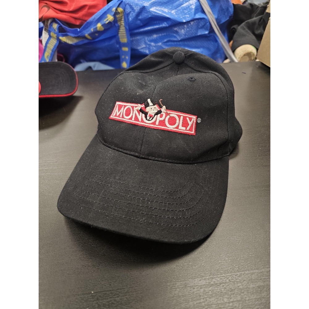 Monopoly Hat Cap Strap Back Mr Monopoly‎ Embroidered Mens One Size Board Game